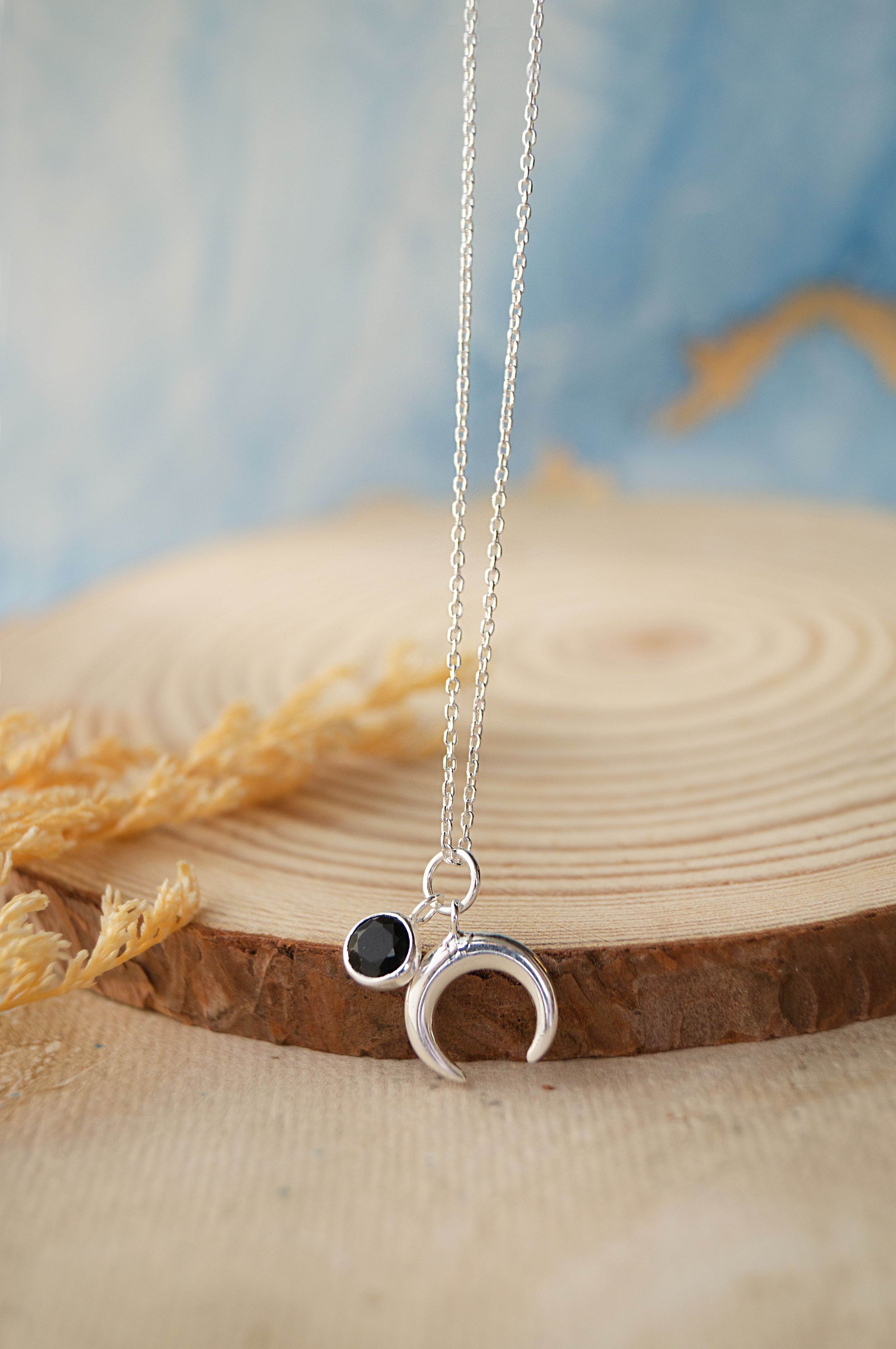 thumbnail image 2 of The Black Bow Sterling Silver, Small Polished Number 7 Necklace - 16 In 2 of 10