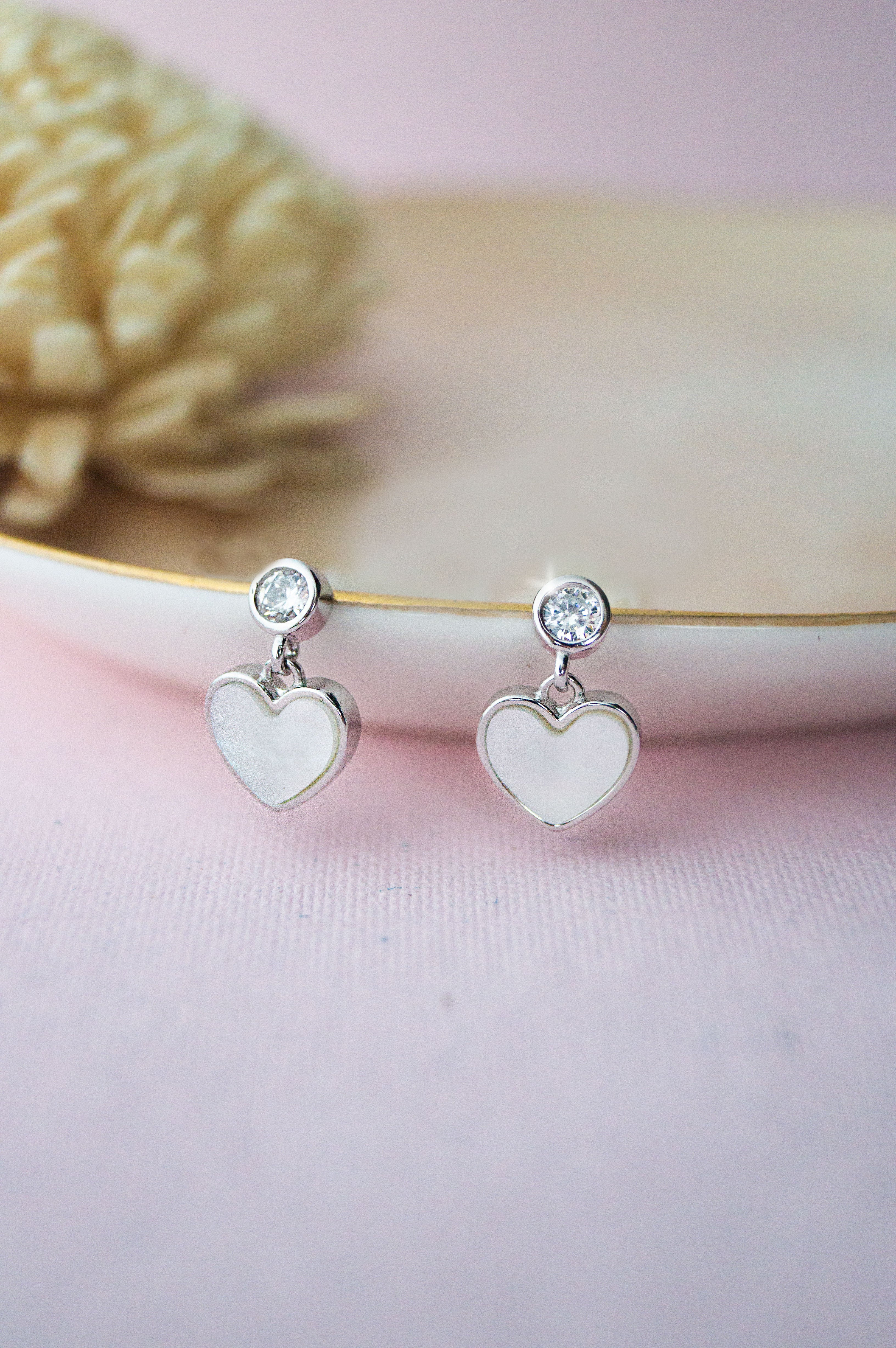 Cute silver on sale stud earrings