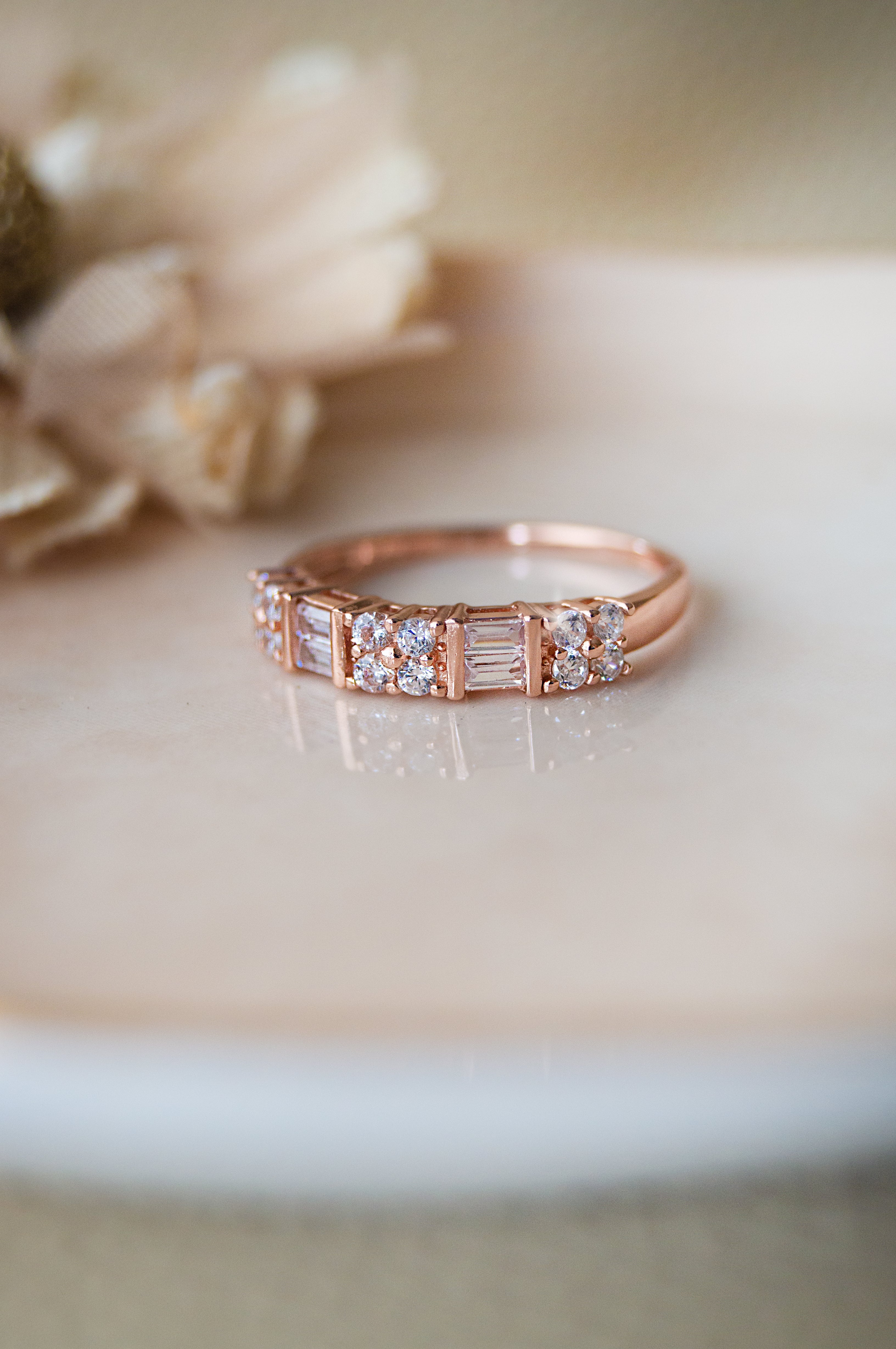 Beautiful rose clearance gold rings
