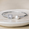 Classy And Chic Sterling Silver Adjustable Bracelet