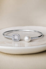 Classy And Chic Sterling Silver Adjustable Bracelet