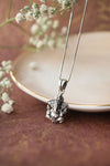 Divine Ganesha Antique Sterling Silver Pendant With Chain