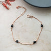 Minimal Traditions Rose Gold Plated Sterling Silver Mangalsutra Bracelet