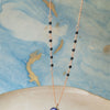 Stylish Evil Eye Rose Gold Plated Sterling Silver Mangalsutra Necklace