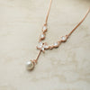 Butterfly Paradise Rose Gold Plated Sterling Silver Chain Necklace