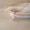 Pearl Celebration Rose Gold Plated Sterling Silver Pendant