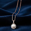Timeless Pearl Rose Gold Plated Sterling Silver Pendant
