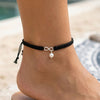 Infinity & Pearl Sterling Silver Thread Anklet