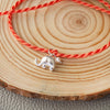 Cute Elephant With Pearl Sterling Silver Charm Rakhi