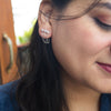 Pearl Waterfall Sterling Silver Dangler Earrings
