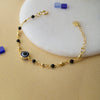Evil Eye Gold Plated Sterling Silver Chain Kids Nazariya Bracelet