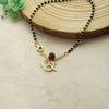 Divine Om Blessings Gold Plated Sterling Silver Mangalsutra Bracelet