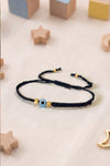 Evil Eye Sterling Silver Kids Nazariya Adjustable Thread Bracelet