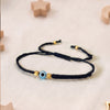 Evil Eye Sterling Silver Kids Nazariya Adjustable Thread Bracelet