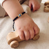 Evil Eye Sterling Silver Kids Nazariya Adjustable Thread Bracelet