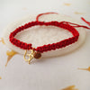 Sacred Om Gold Plated Sterling Silver Thread Bracelet