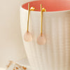 Little Drops Of Joy Gold Plated Sterling Silver Stud Earrings