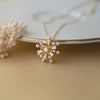 Burst Of Happiness Gold Plated Sterling Silver Chain Necklace
