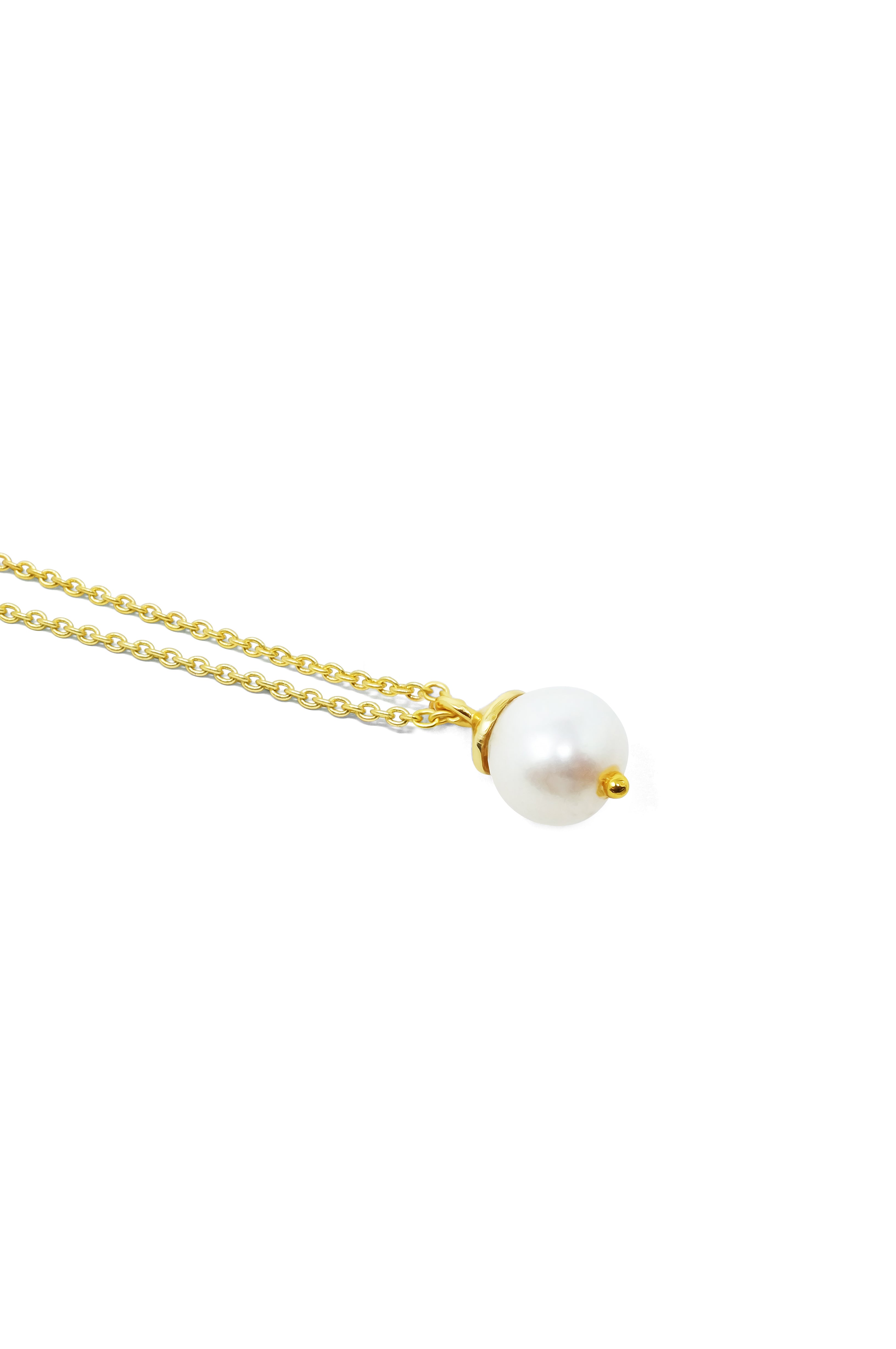 Single Pearl Necklace - The Pearl Girls - One Pearl on a Chain