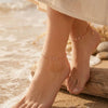 Layered Infinity Rose Gold Plated Sterling Silver Anklet