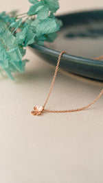 Good Luck Clover Sterling Silver Charm Pendant With Chain