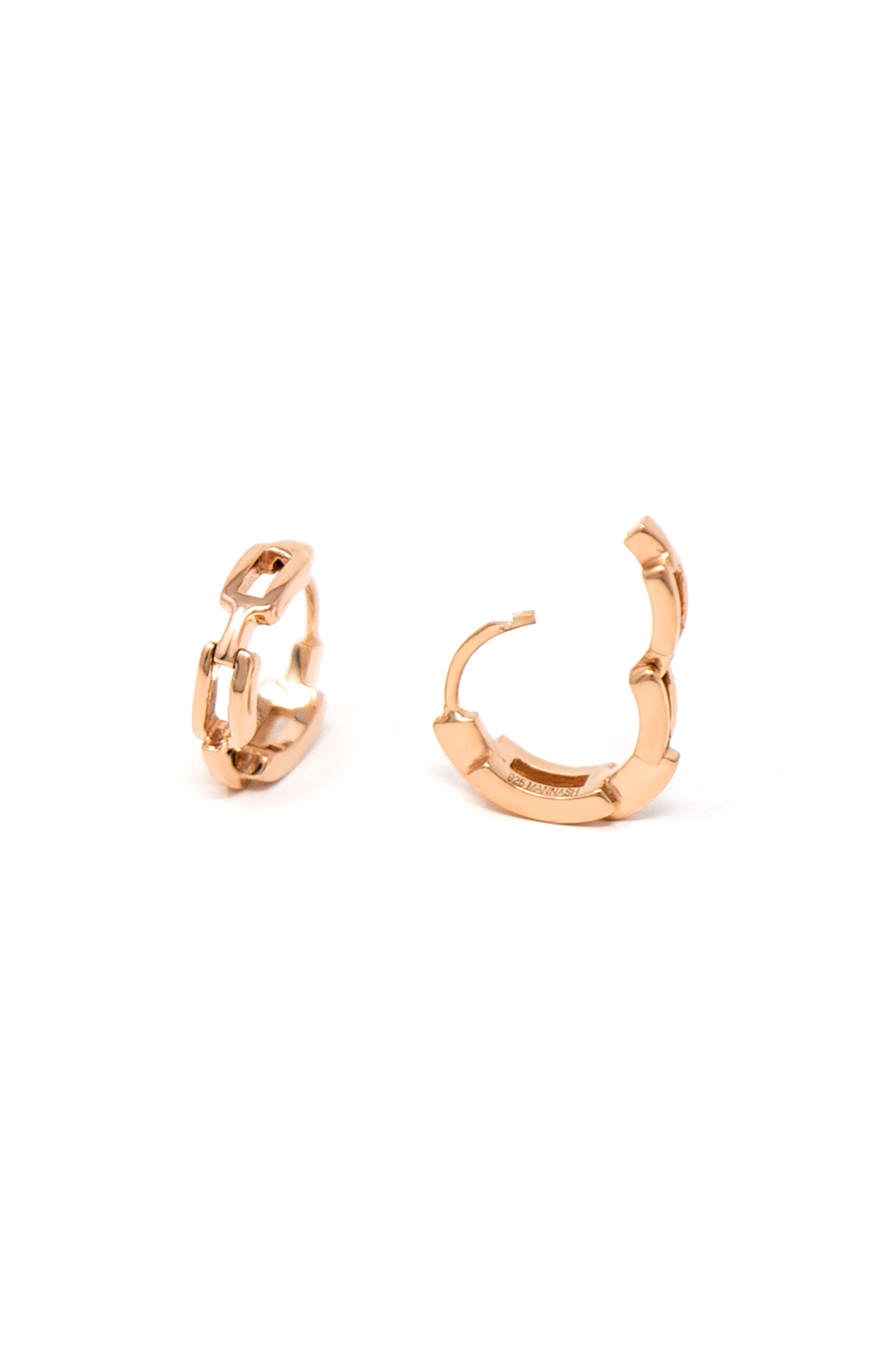 Priyaasi Earrings  Buy Priyaasi Rose GoldPlated American Diamond Studded Hoop  earrings OnlineNykaa Fashion