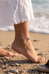 Star Charms Sterling Silver Anklet