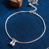 Pretty Droplets Sterling Silver Anklet