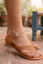 Pretty Droplets Sterling Silver Anklet