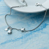 Playing With Stars Sterling Silver Chain Bracelet
