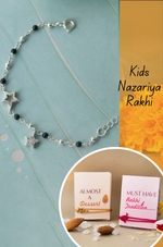 Star Play Charm Sterling Silver Nazariya Bracelet Kids Rakhi
