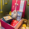 Auspicious Pooja 925 Sterling Silver Diya Stand Diwali Gift Hamper