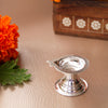 Auspicious Pooja 925 Sterling Silver Diya Stand