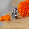 Divine Ganesha Antique Finish 925 Sterling Silver Idol