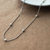 Cutting Edge Tiny Balls Sterling Silver Chain