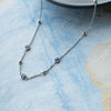 Stationed Evil Eye Sterling Silver Chain