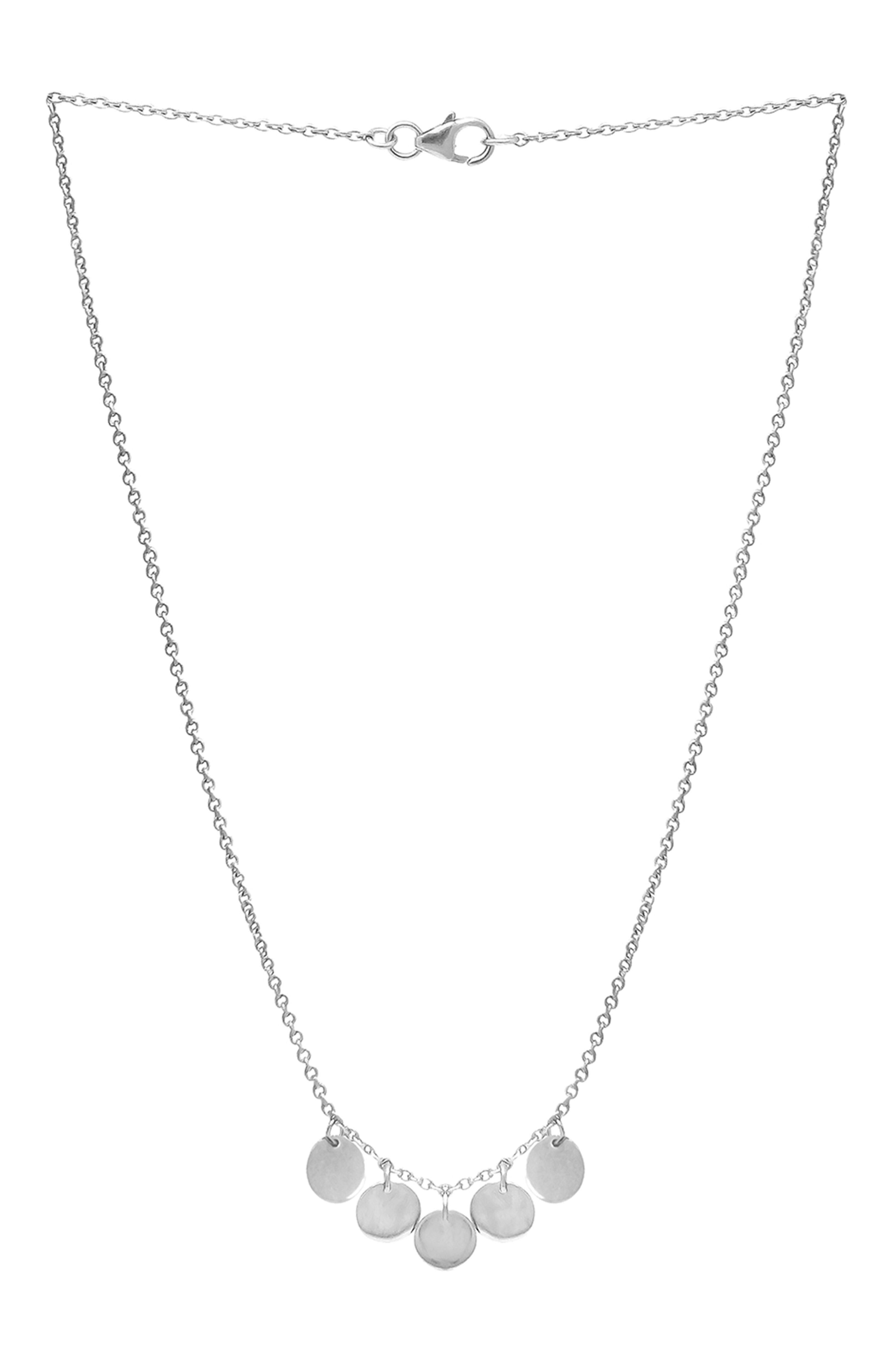 Two Circle Silver Chained Necklace – Alison Lush Jewellery