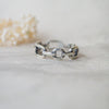 Connected Loops Antique Finish Sterling Silver Band Ring
