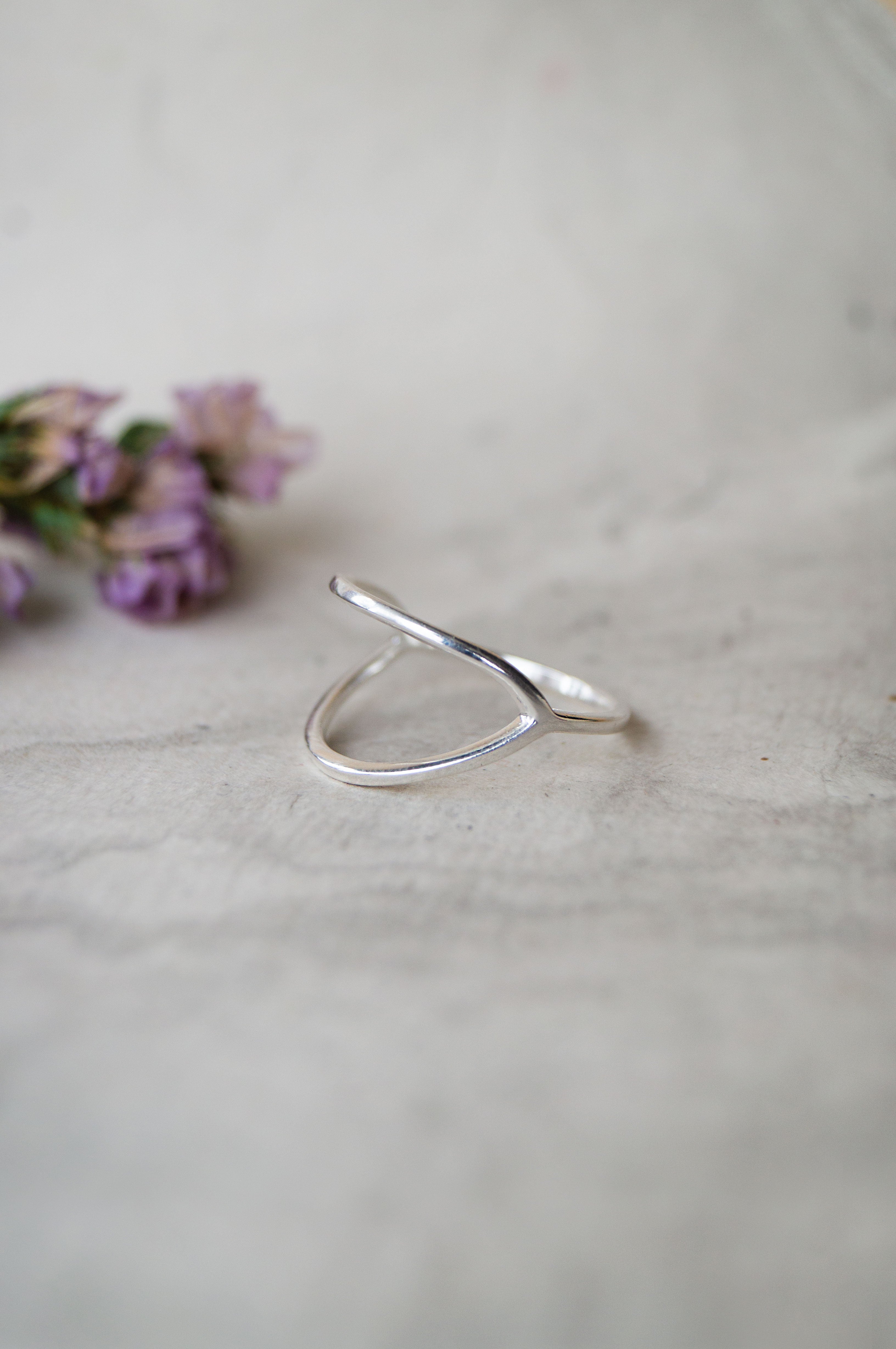 Loop Rings In Silver Loop Whole Sterling Silver Ring | 925 Silver Jewellery by Mannash