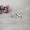 Loop Whole Sterling Silver Ring