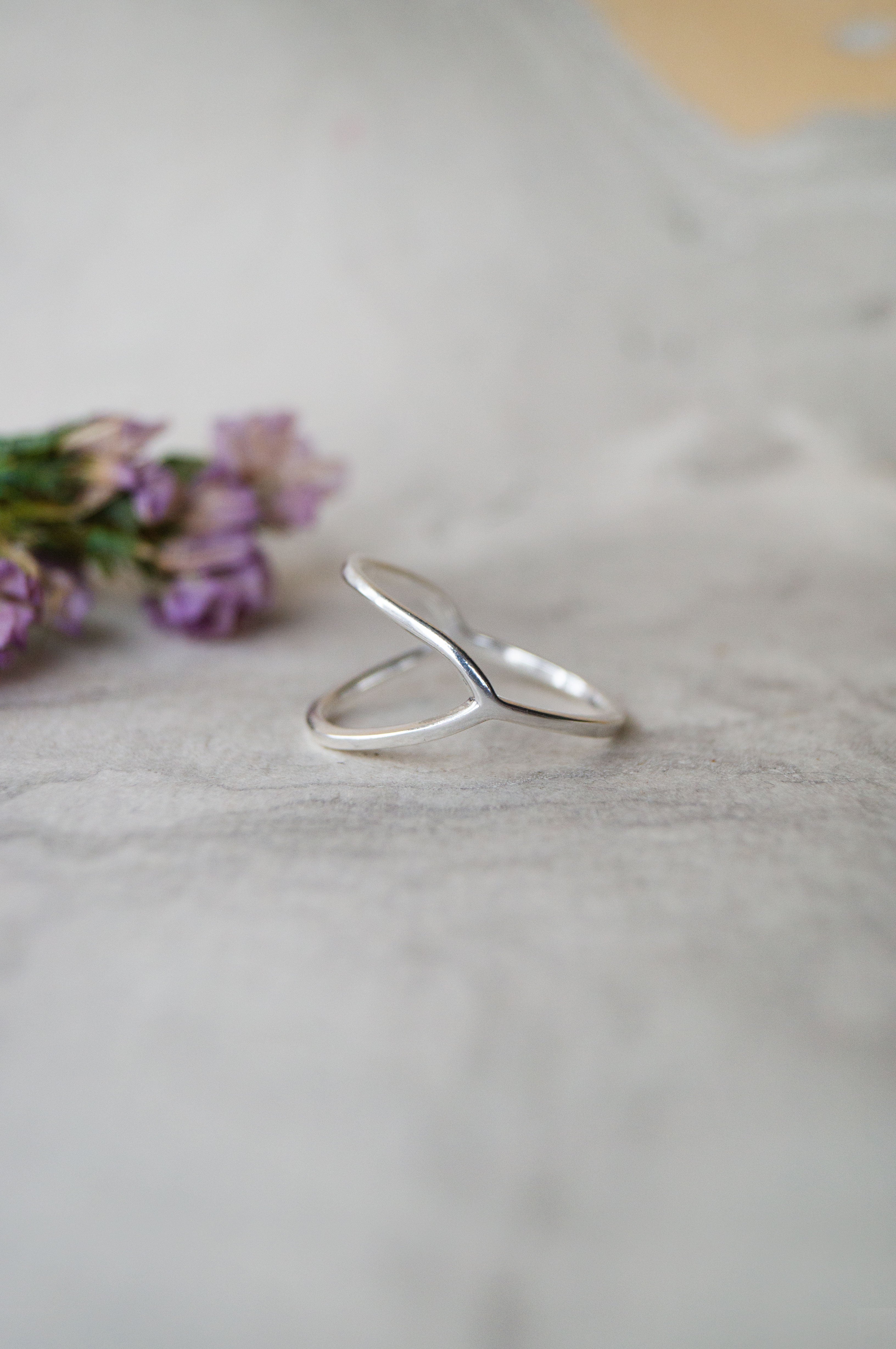 Loop Rings In Silver Loop Whole Sterling Silver Ring | 925 Silver Jewellery by Mannash
