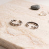 Stylish Banboo Sterling Silver Adjustable Toe Ring