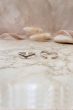 V-Aura Sterling Silver Adjustable Toe Ring