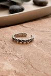 Flower Trail Sterling Silver Adjustable Toe Ring