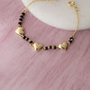 Heart Trails Gold Plated Sterling Silver Chain Kids Nazariya Bracelet