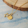 You are A Star Gold Plated Sterling Silver Charm Pendant With Chain