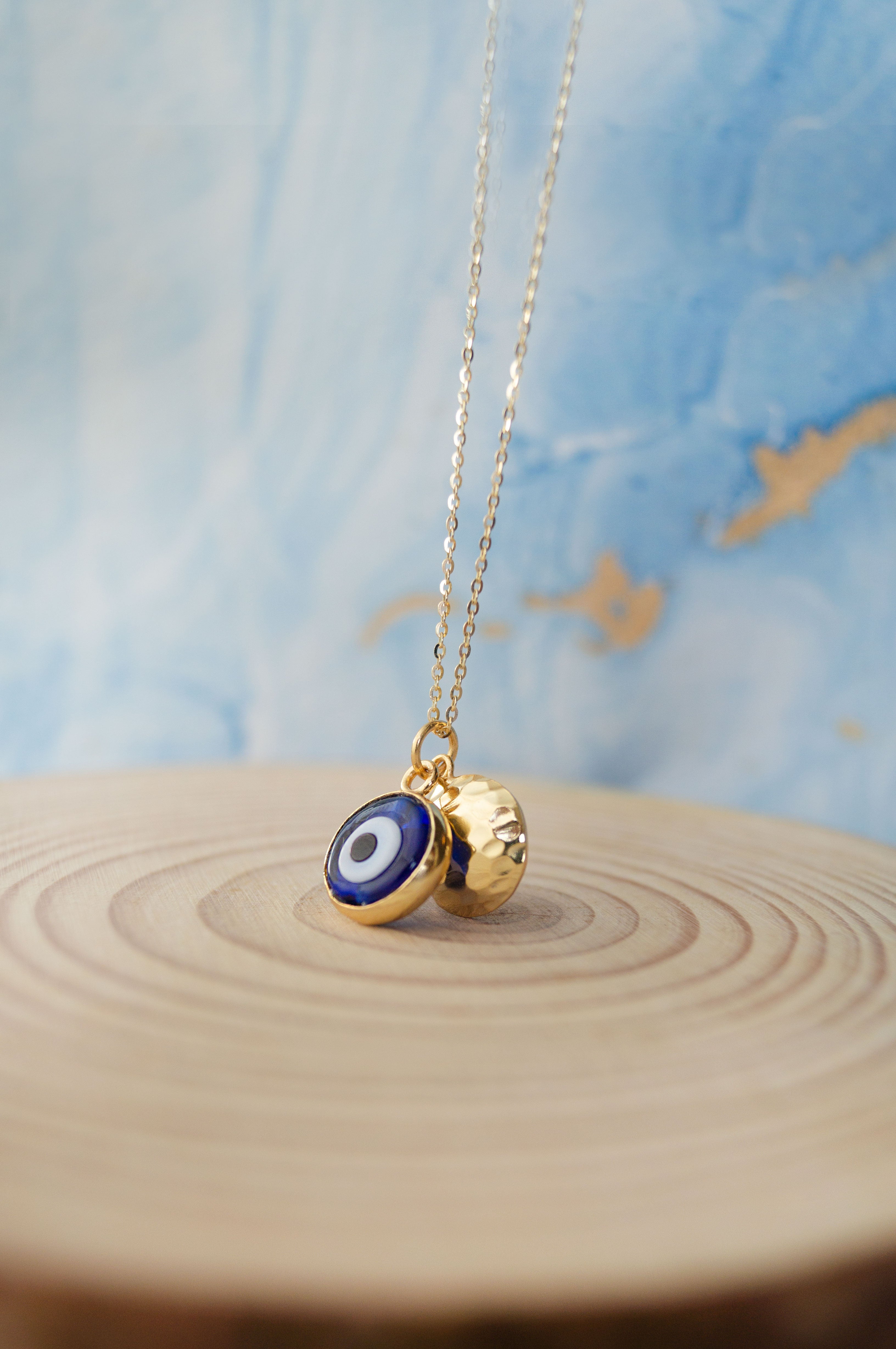 9ct Gold Evil Eye Charm