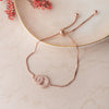 Infinite Love Rose Gold Plated Sterling Silver Bracelet