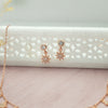 Sun Shine Charms Rose Gold Plated Sterling Silver Stud Earrings