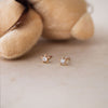 Star Twinkle Rose Gold Plated Sterling Silver Stud Earrings